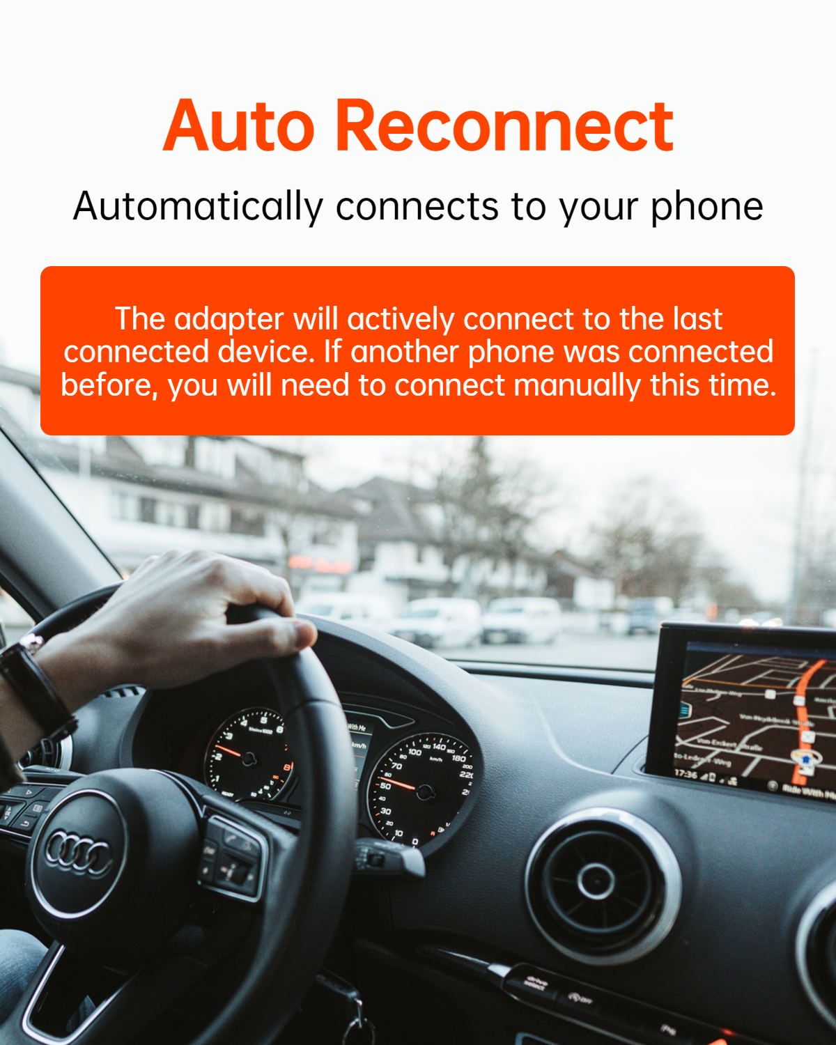 GITANK Bluetooth 5.0 aptX-HD Car Adapter Compatible for Audi MMI 3G AMI Music Interface,Audi Symphony,Audi Concert,Mercedes Media Interface and Volkswagen MDI Connector(300A)