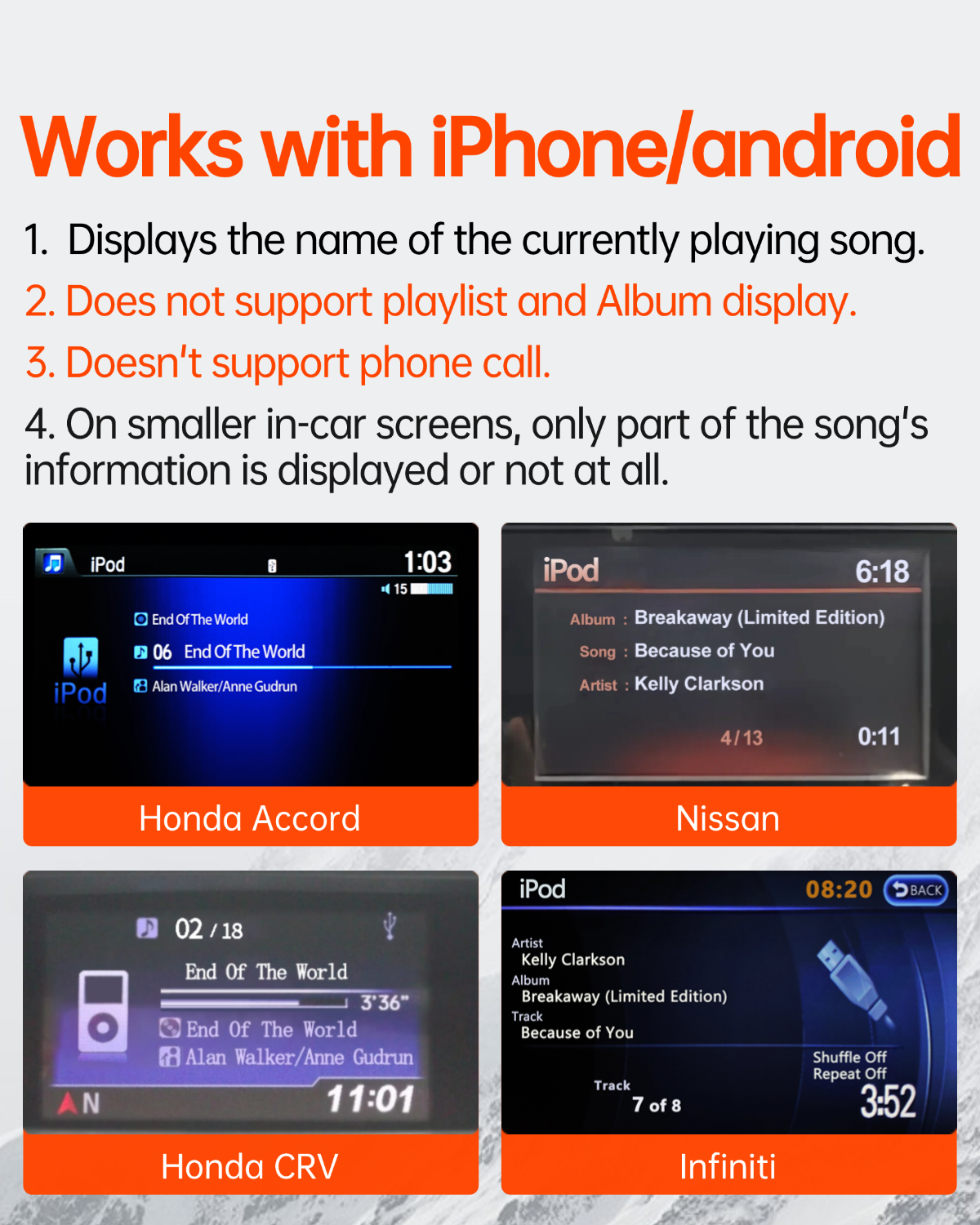 GITANK USB Bluetooth 5.0 Car Adapter(200A)